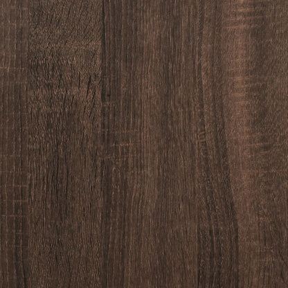 Étagère séparatrice de pièce chêne marron 67x25x161,5 cm
