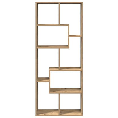 Étagère séparatrice de pièce chêne artisanal 67x25x161,5 cm