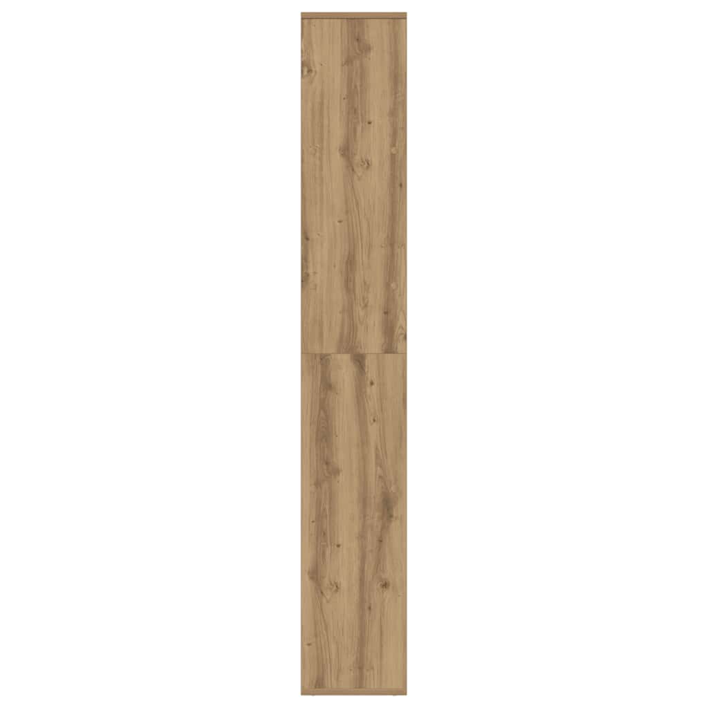 Étagère séparatrice de pièce chêne artisanal 67x25x161,5 cm