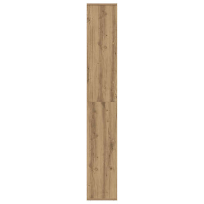 Étagère séparatrice de pièce chêne artisanal 67x25x161,5 cm