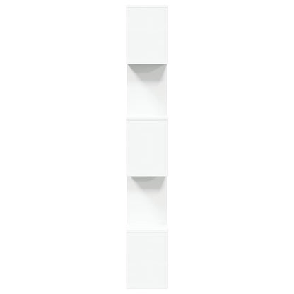 Étagère séparatrice de pièce à 5 niveaux blanc 70x24x161 cm