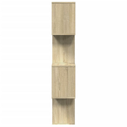 Étagère séparatrice de pièce 4 niveaux chêne sonoma 70x24x129cm