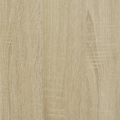 Étagère séparatrice de pièce 4 niveaux chêne sonoma 70x24x129cm