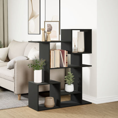 Étagère séparatrice de pièce noir 92x29x112 cm