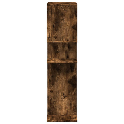Étagère séparatrice de pièce chêne fumé 92x29x112 cm