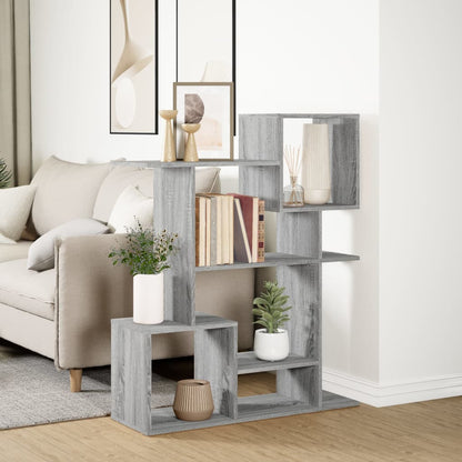 Étagère séparatrice de pièce sonoma gris 92x29x112 cm