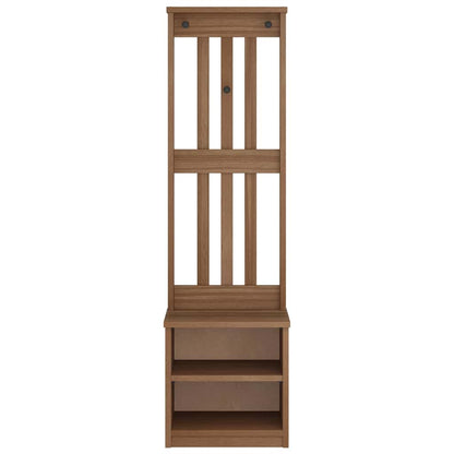 Portemanteau SANDNES 45x40x159,5 cm bois massif pin