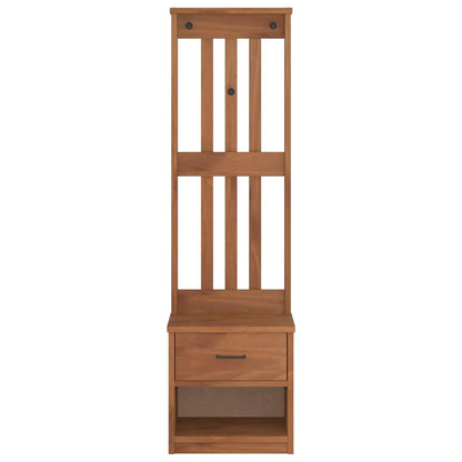 Portemanteau SANDNES 45x40x159,5 cm bois massif pin
