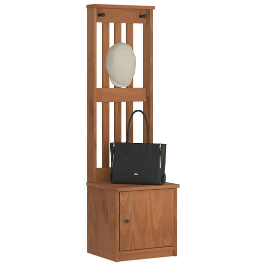 Portemanteau SANDNES 45x40x159,5 cm bois massif pin