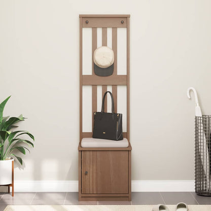 Portemanteau SANDNES 45x40x159,5 cm bois massif pin