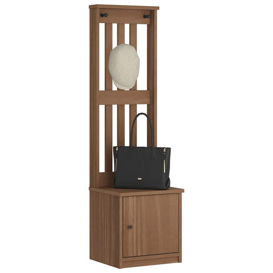 Portemanteau SANDNES 45x40x159,5 cm bois massif pin