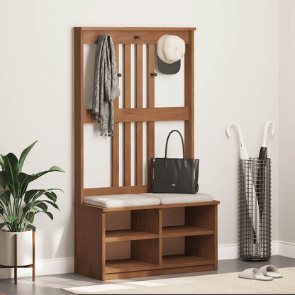 Portemanteau SANDNES 87x40x159,5 cm bois massif pin