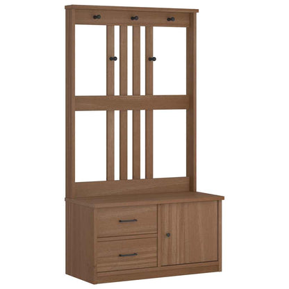 Portemanteau SANDNES 87x40x159,5 cm bois massif pin