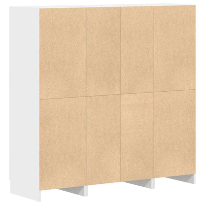 Ensemble d'armoires de cuisine 3 pcs blanc bois d'ingénierie