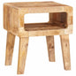 Tables d'appoint 40 x 32 x 46 cm bois de manguier massif