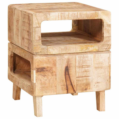 Tables d'appoint Marron 40 x 40 x 49 cm bois de manguier massif