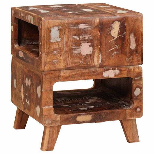 Tables d'appoint Multicolore bois de récupération massif