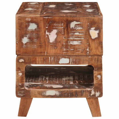 Tables d'appoint Multicolore bois de récupération massif