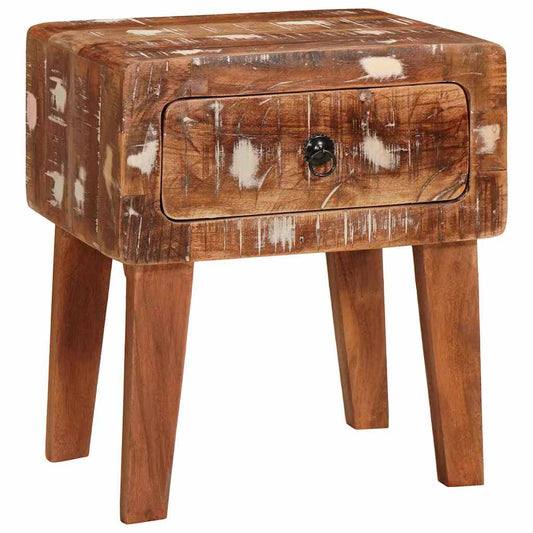 Tables d'appoint Multicolore bois de récupération massif