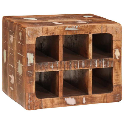 Étagère à vin Marron 44 x 30 x 35 cm Bois récupéré massif