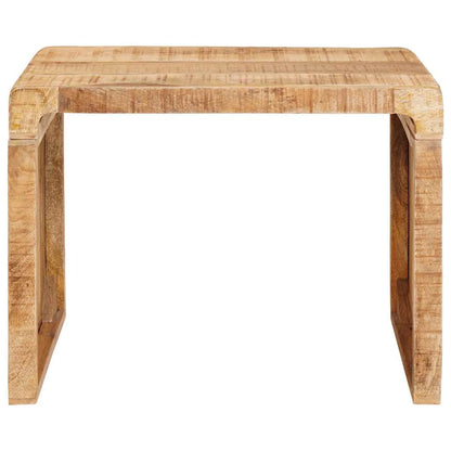 Table d'appoint Marron 60 x 35 x 45 cm bois de manguier massif