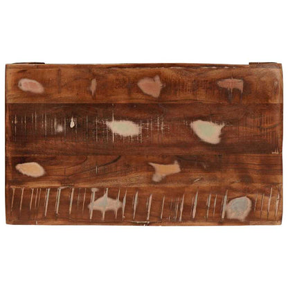Table d'appoint 60 x 35 x 45 cm bois de récupération massif