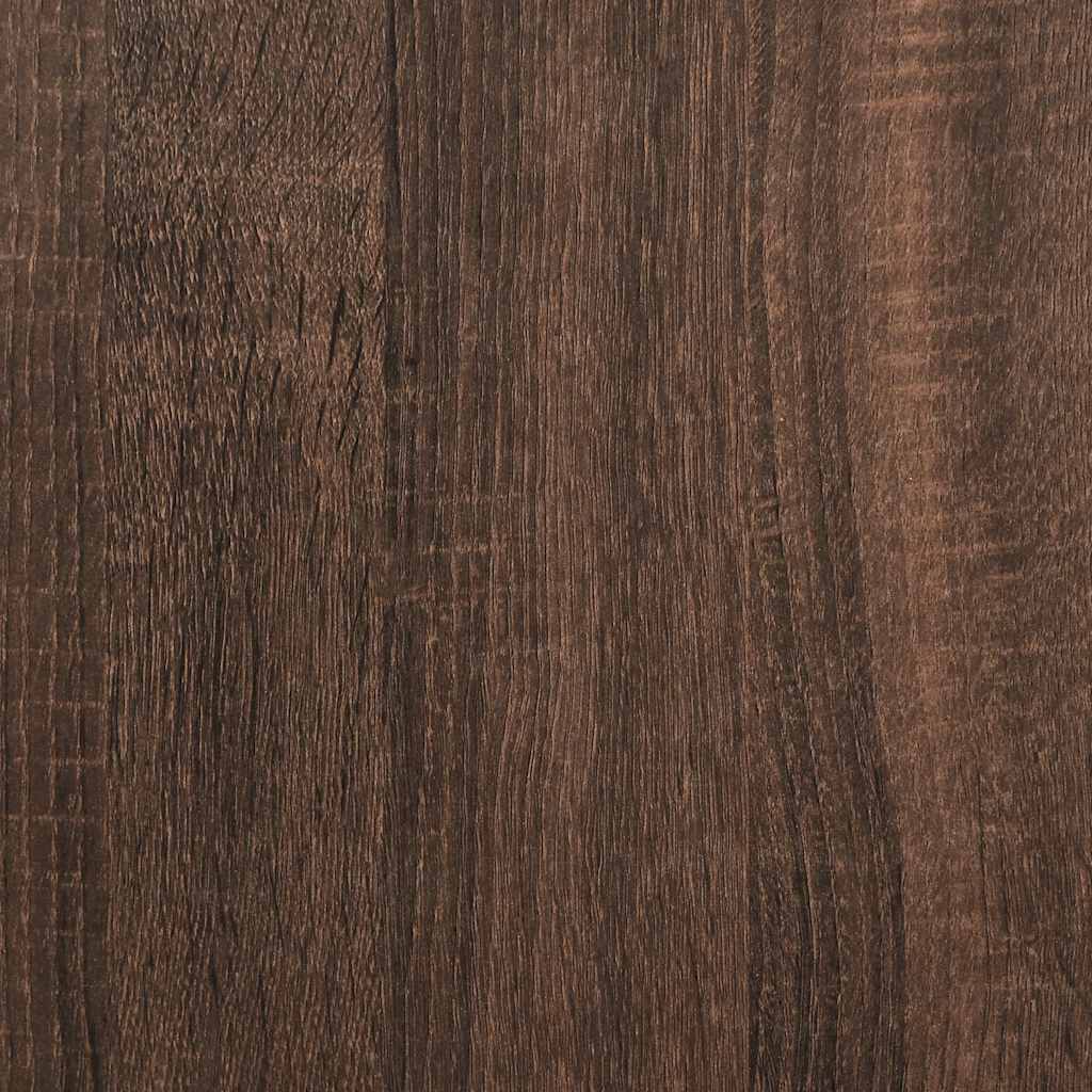 Étagère cube murale 12 compartiments chêne marron