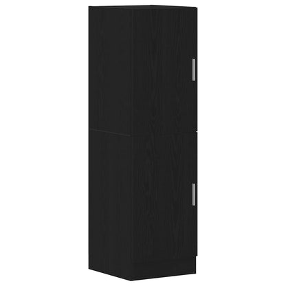 Mueble de cocina negro 38x41,5x131,5 cm madera de ingeniería