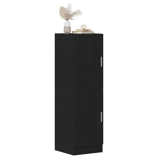 Mueble de cocina negro 38x41,5x131,5 cm madera de ingeniería