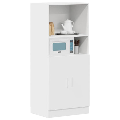 Mueble de cocina blanco 57x41,5x131,5 cm madera de ingeniería