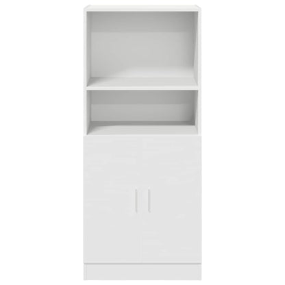 Mueble de cocina blanco 57x41,5x131,5 cm madera de ingeniería