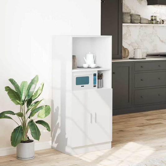 Mueble de cocina blanco 57x41,5x131,5 cm madera de ingeniería