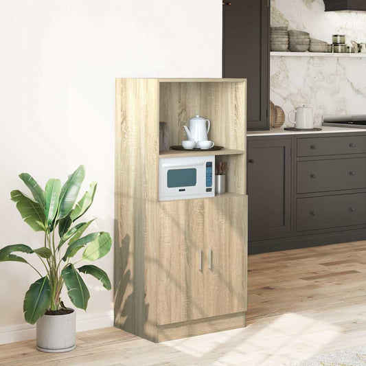 Mueble de cocina de roble Sonoma 57x41,5x131,5cm madera de ingeniería