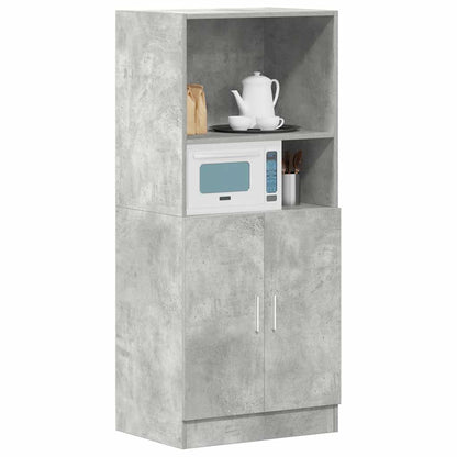 Mueble de cocina gris hormigón 57x41,5x131,5 cm madera de ingeniería