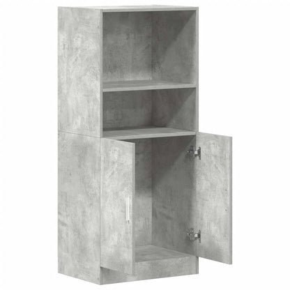 Mueble de cocina gris hormigón 57x41,5x131,5 cm madera de ingeniería