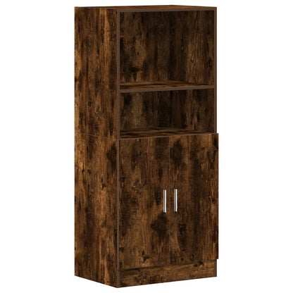 Mueble de cocina de roble ahumado 57x41,5x131,5 cm madera de ingeniería