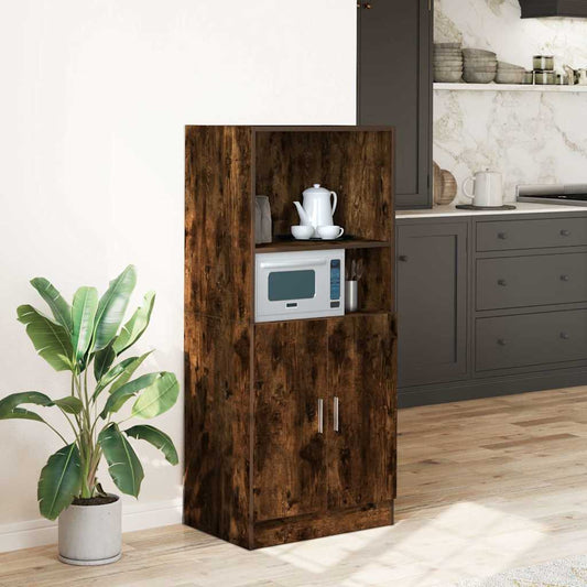 Mueble de cocina de roble ahumado 57x41,5x131,5 cm madera de ingeniería