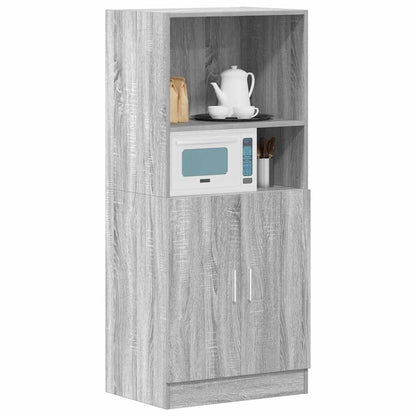 Mueble de cocina Sonoma gris 57x41,5x131,5 cm madera de ingeniería