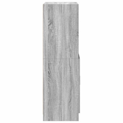 Mueble de cocina Sonoma gris 57x41,5x131,5 cm madera de ingeniería