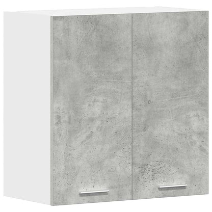 Mueble de cocina de pared gris hormigón 60x31x60 cm madera de ingeniería
