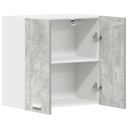 Mueble de cocina de pared gris hormigón 60x31x60 cm madera de ingeniería