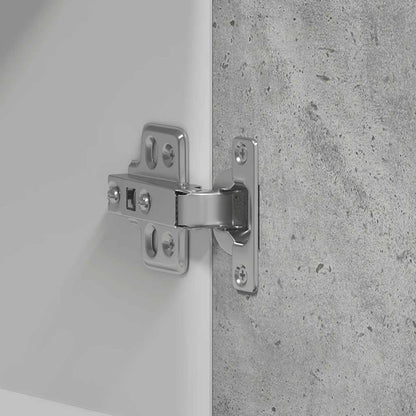 Mueble de cocina de pared gris hormigón 60x31x60 cm madera de ingeniería