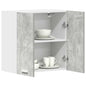 Mueble de cocina de pared gris hormigón 60x31x60 cm madera de ingeniería