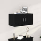 Armoire murale chêne noir 80x39x40 cm bois d'ingénierie