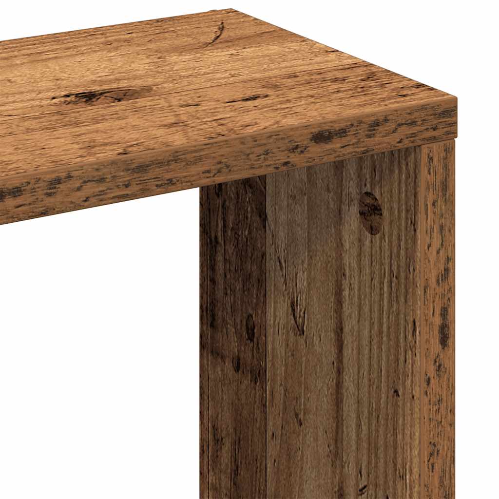 Étagère murale en bois ancien 36 x 16 x 90 cm Bois d'ingénierie