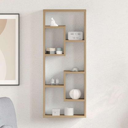 Étagère murale Chêne artisanal 36 x 16 x 90 cm Bois d'ingénierie