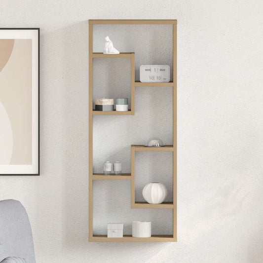 Étagère murale Chêne artisanal 36 x 16 x 90 cm Bois d'ingénierie