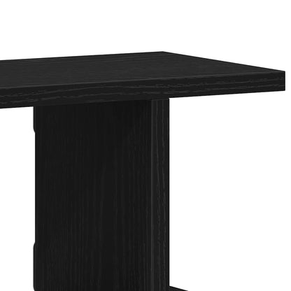 Étagères murales 2 pcs chêne noir 90x18x20 cm bois d'ingénierie