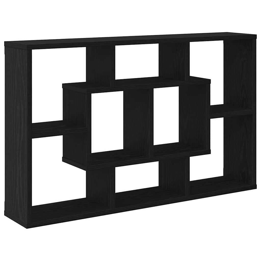 Étagère Murale Chêne noir 85 x 16 x 52.5 cm Bois d'ingénierie
