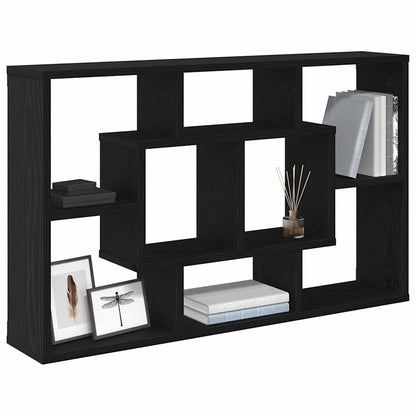 Étagère Murale Chêne noir 85 x 16 x 52.5 cm Bois d'ingénierie